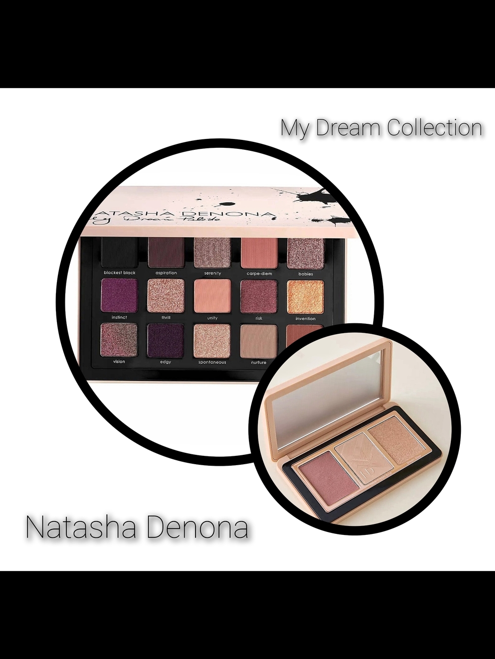 NIB My Dream Palette And My Dream Cheek Trio Blush & Highlighter Palette